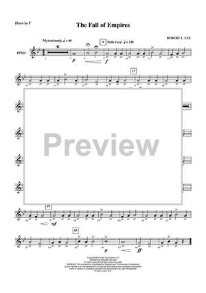 The Fall of the Empires - Horn in F