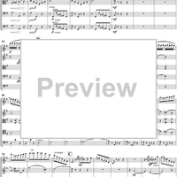 Serenade for String Orchestra in C major (C-dur). Movement II, Valse - Score