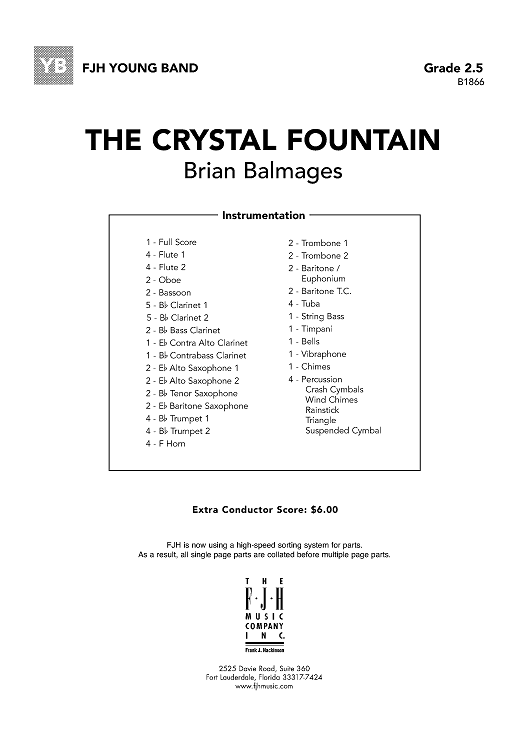 The Crystal Fountain - Score