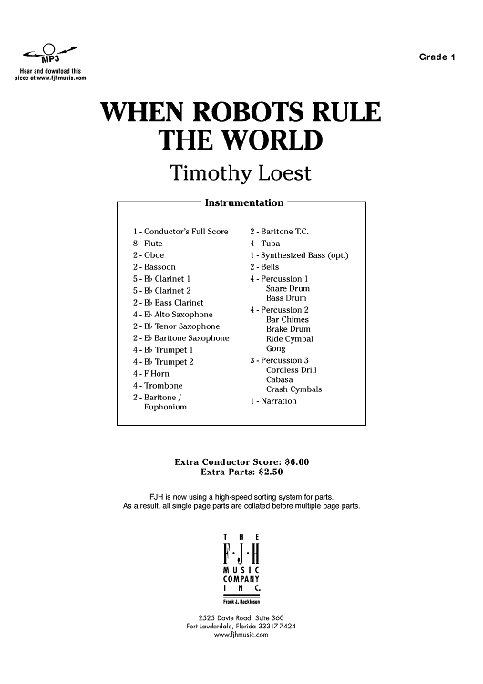 When Robots Rule the World - Score