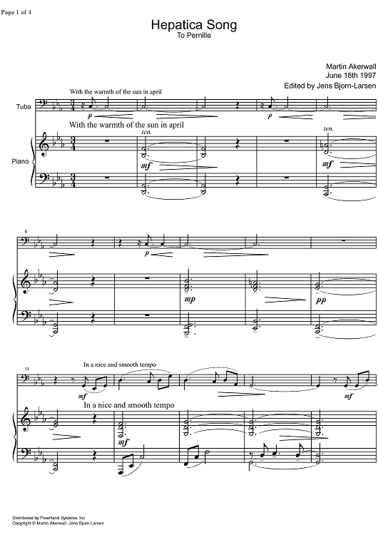 Moments d'été - Score