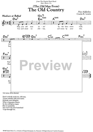 (The Old Man from) The Old Country - C Instruments