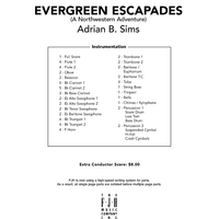 Evergreen Escapades - Score
