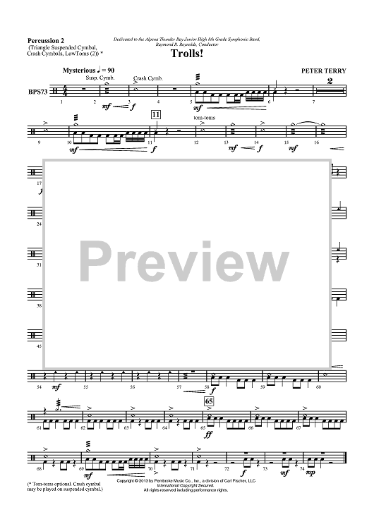 Trolls! - Percussion 2