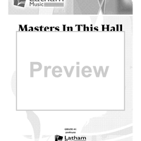 Masters In This Hall for Solo Violin and String Orchestra - Score