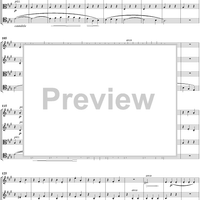 String Quartet in E Minor, Movement 3 - Score