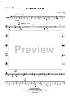 The Fall of the Empires - Euphonium TC in Bb