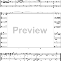 String Quartet No. 4, Movement 1 - Score