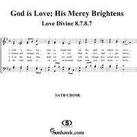 God is Love; His Mercy Brightens