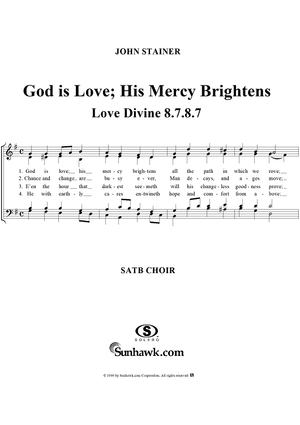 God is Love; His Mercy Brightens