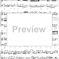 Trio Sonata in C major, movt. 1  - BWV1037 - Score