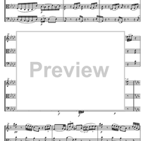 String Trio Bb Major D581A - Score