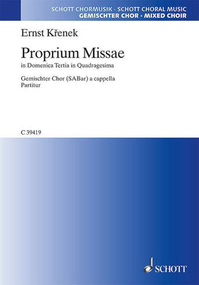 Proprium Missae - Choral Score