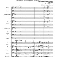 Hallelujah - from "Messiah", HWV 56 (introducing the Chorale "Ein' feste Burg") - Score