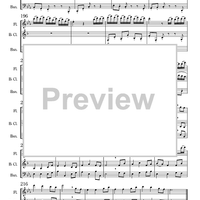 Hymnal Variations - for woodwind trio - Score