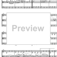 String Trio Bb Major D581A - Score