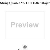 String Quartet No. 11 in E-flat Major, K171 - Violin 2