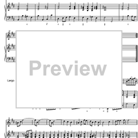 Sonata No. 3 b minor From Halle HWV 367b - Score