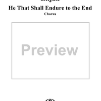 He That Shall Endure to the End - No. 32 from "Elijah", part 2