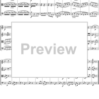 String Quartet No. 19, Movement 4 - Score