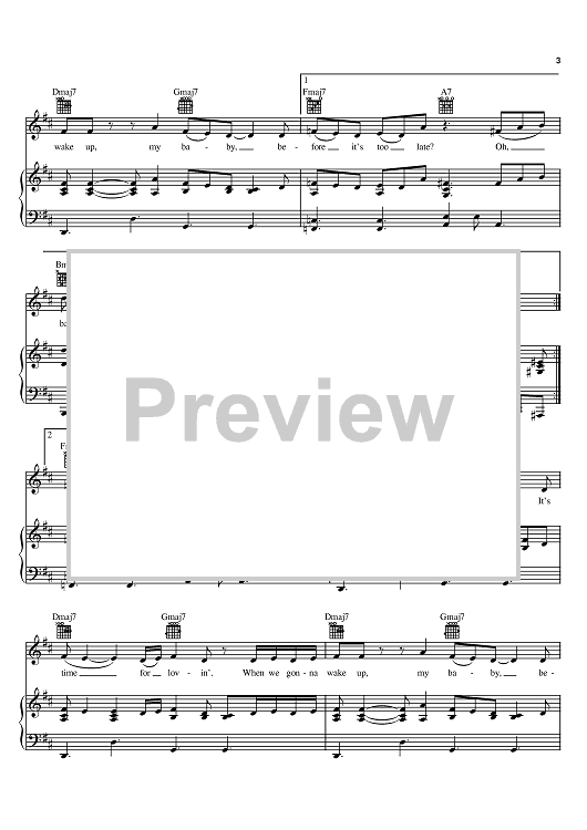 Wake Up Sheet Music By Alicia Keys For Pianovocalchords Sheet Music Now 3170