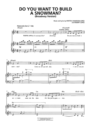 Do You Want To Build A Snowman? (from Frozen) Sheet Music