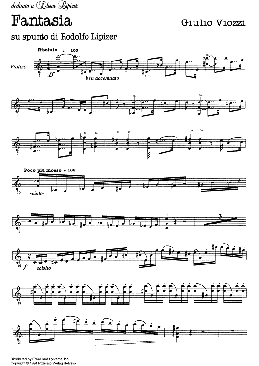 Fantasia - Violin