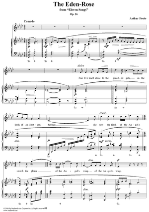 The Eden-Rose, from "Eleven Songs", Op. 26