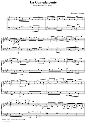 Harpsichord Pieces, Book 4, Suite 26, No.1:  La convalescente