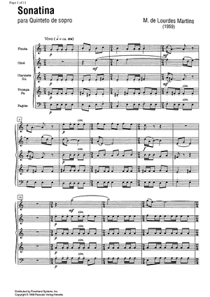 Sonatina - Score