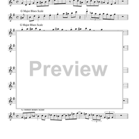 The Blues Scales - Eb Instruments