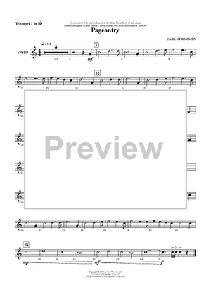 Pageantry - Trumpet 1 in Bb