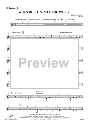 When Robots Rule the World - Bb Trumpet 2