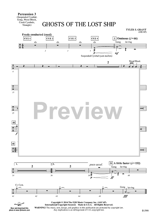 Ghosts of the Lost Ship - Percussion 3