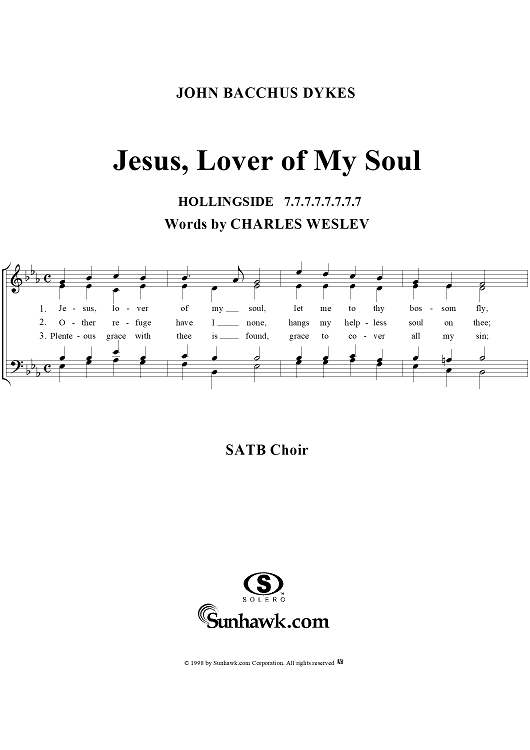 Jesus, Lover Of My Soul