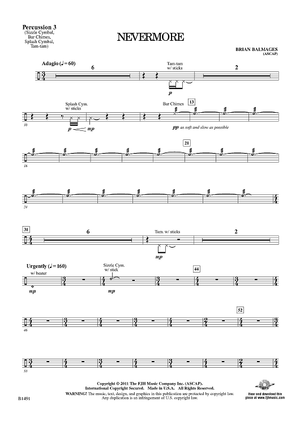 Nevermore - Percussion 3