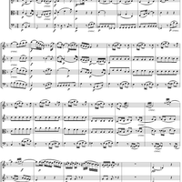 String Quartet No. 19, Movement 2 - Score