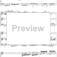 Sonata 6 for Clavier and Violin, 1st version, Cantabile