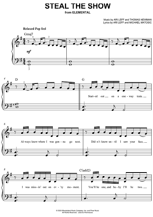 Sheet Music para sa Easy Piano/Vocal/ChordsSheet Music para sa Easy Piano/Vocal/Chords  