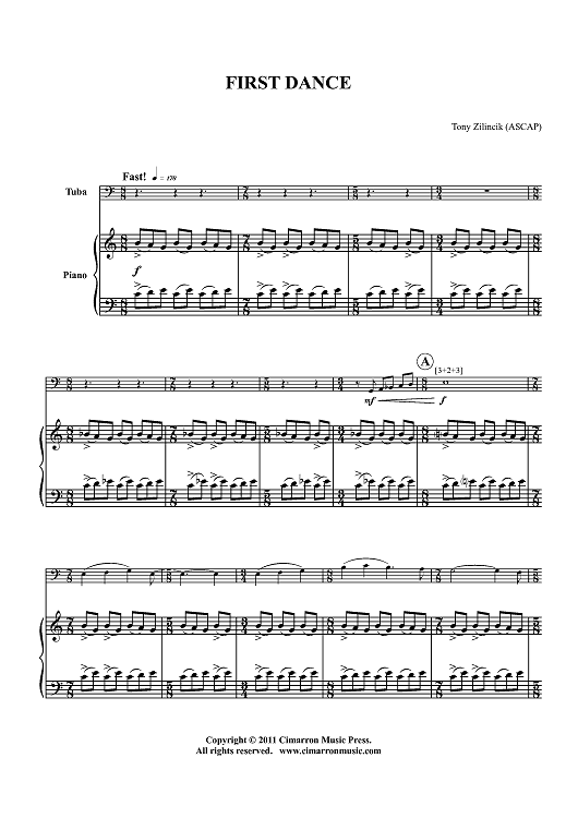 First Dance - Piano Score