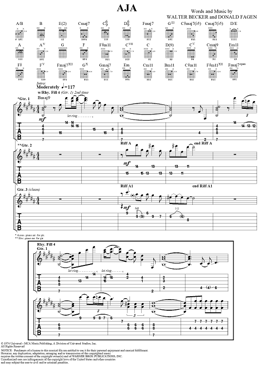 Steely Dan Songbook Complete To Aja