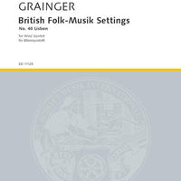 British Folk-Musik Settings - Score and Parts