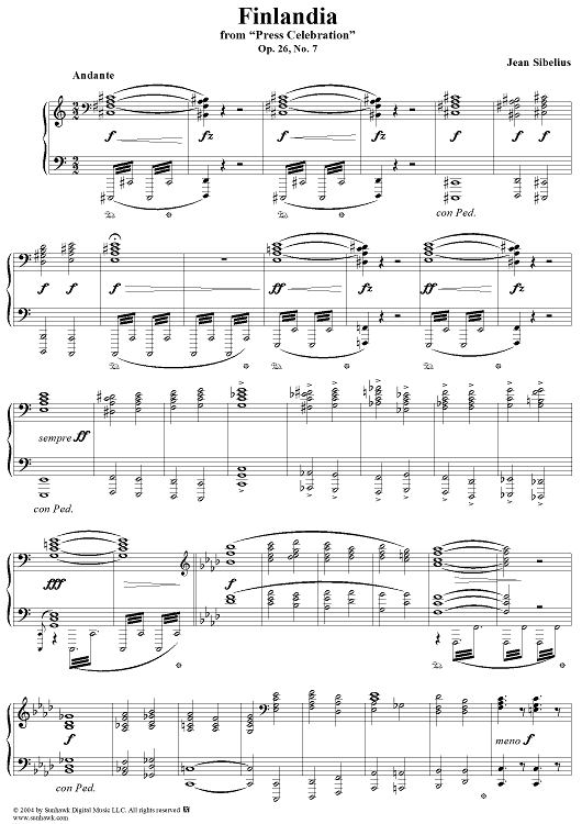 Finlandia (Op. 26, No. 7)