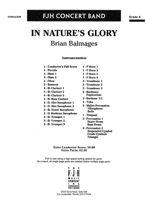 In Nature's Glory - Score Cover