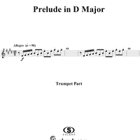 Prelude in D Major - Trumpet