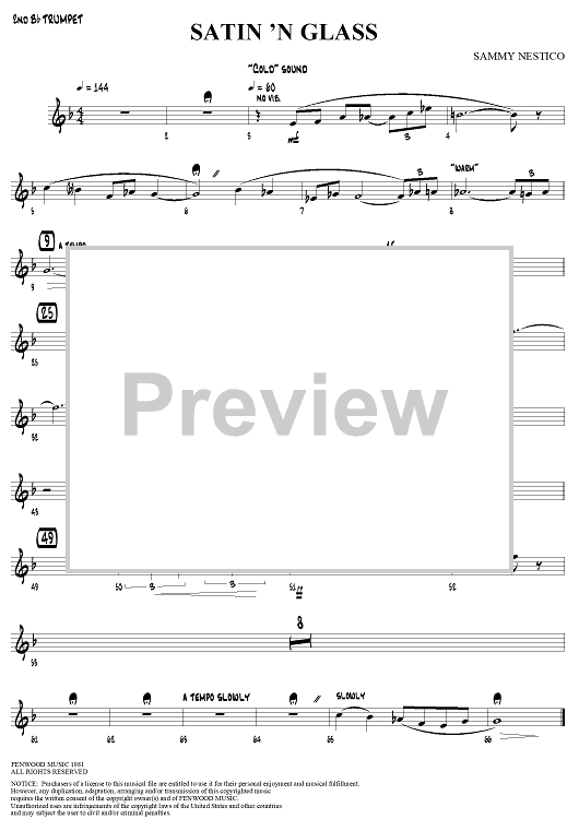 Satin 'N Glass - Trumpet 2