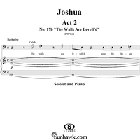 Joshua, Act 2, No. 17b "The walls are levell'd"