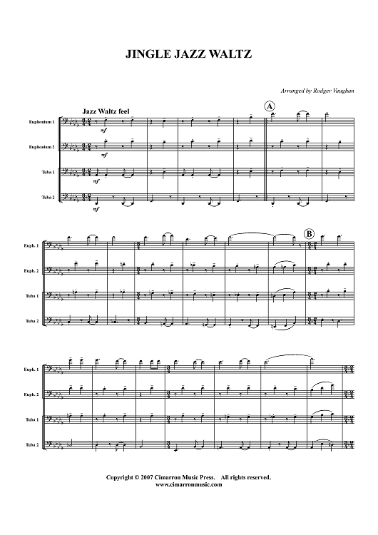 Jingle Jazz Waltz - Score