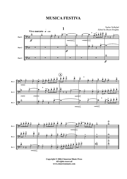 Musica Festiva - Score