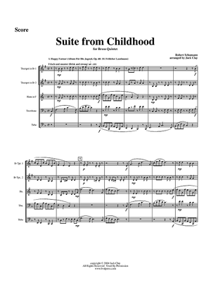 Suite from Childhood - Score